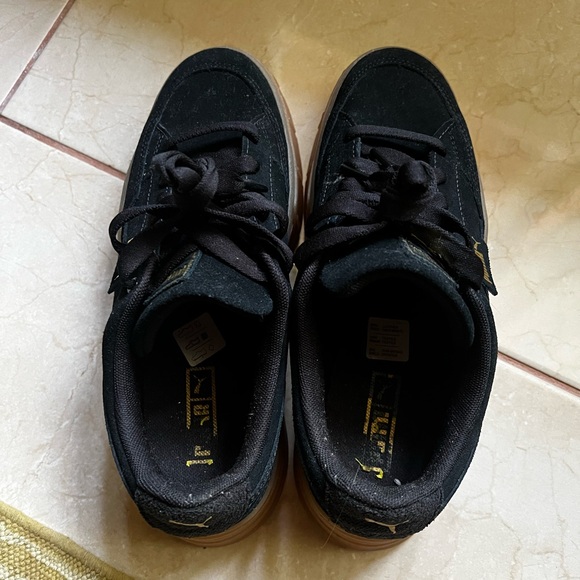 Puma Mayze Black Sneakers with Gum Soles - Picture 3 of 5
